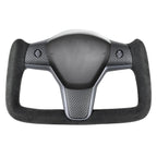 Alcantara Yoke Steering Wheel for Tesla Model 3 / Y