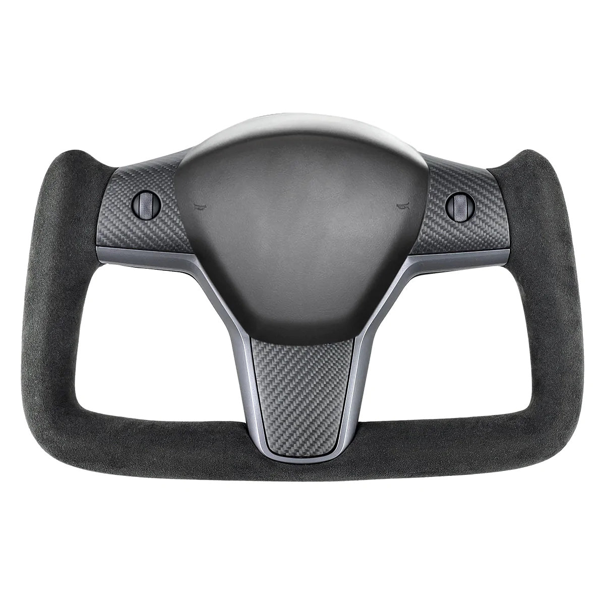 Alcantara Yoke Steering Wheel for Tesla Model 3 / Y