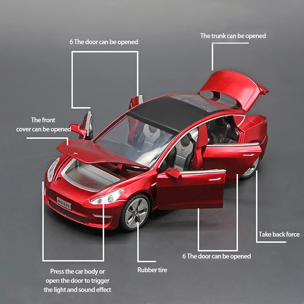 1:32 Tesla Diecast Model 3