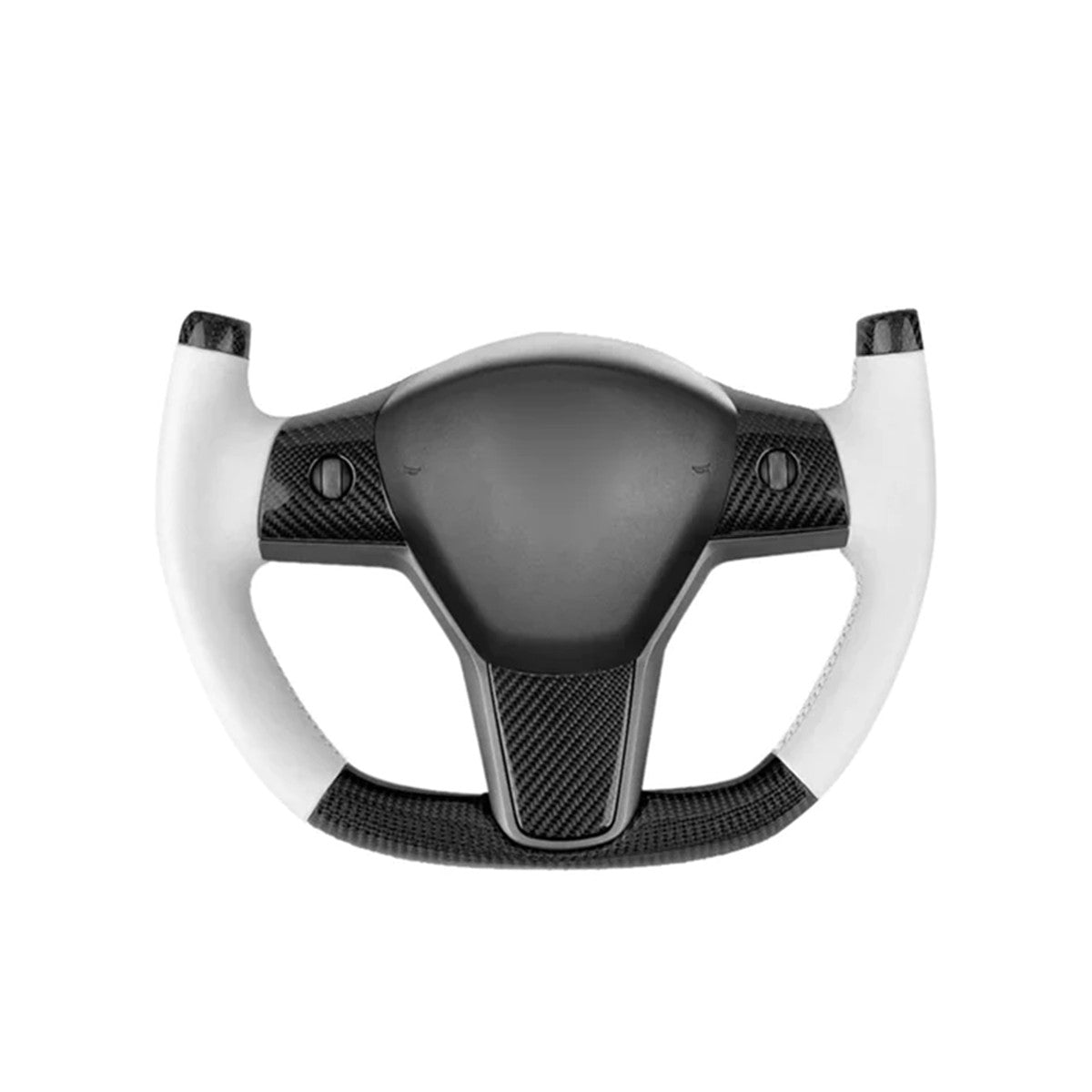 Carbon Fiber Yoke Steering Wheel for Tesla Model 3/Y Secondary image