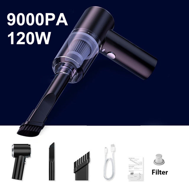 120W 9000pa Handheld Portable Vacuum Cleaner