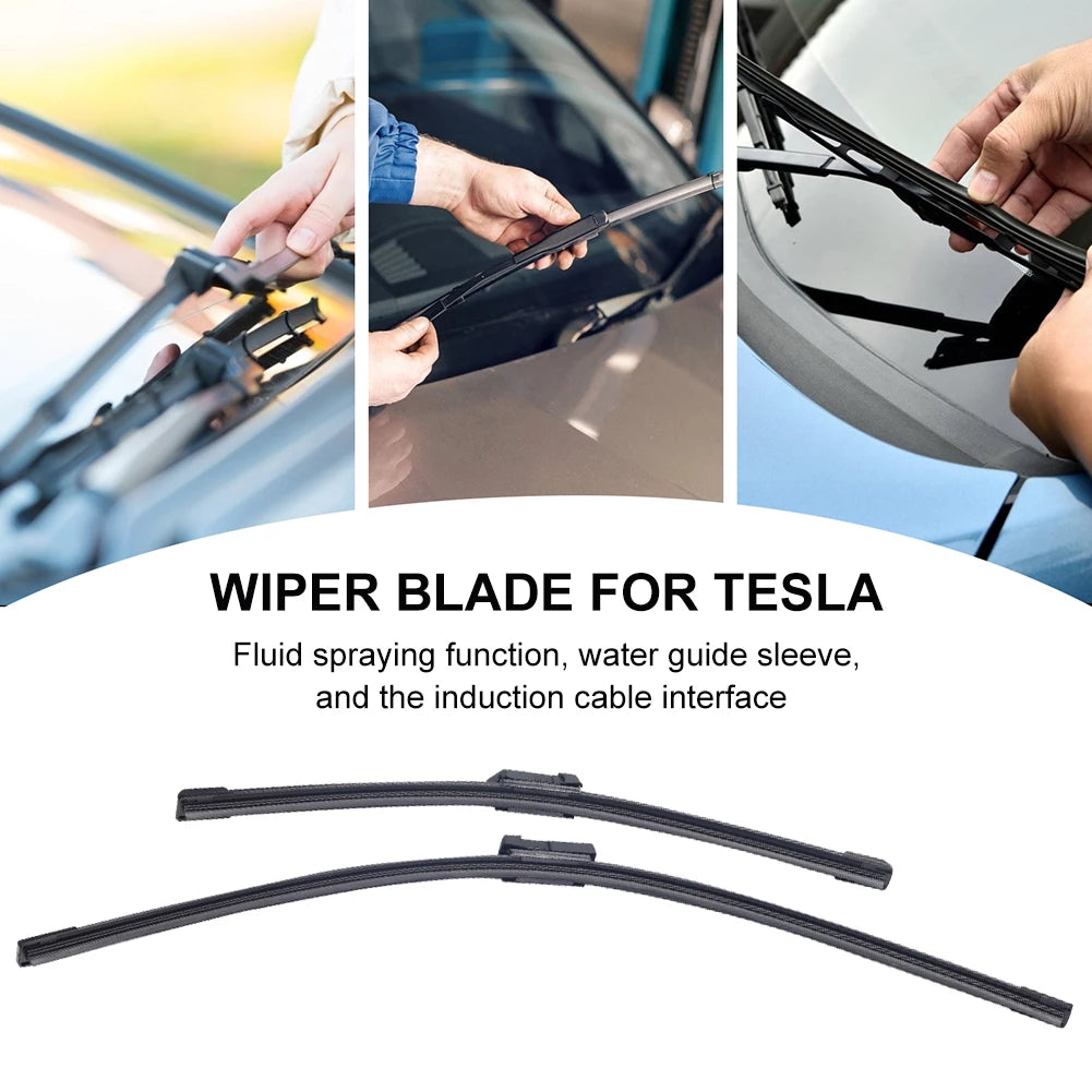 Wiper Blades for Tesla Model X Nozzle (Set of 2)