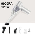120W 9000pa Handheld Portable Vacuum Cleaner