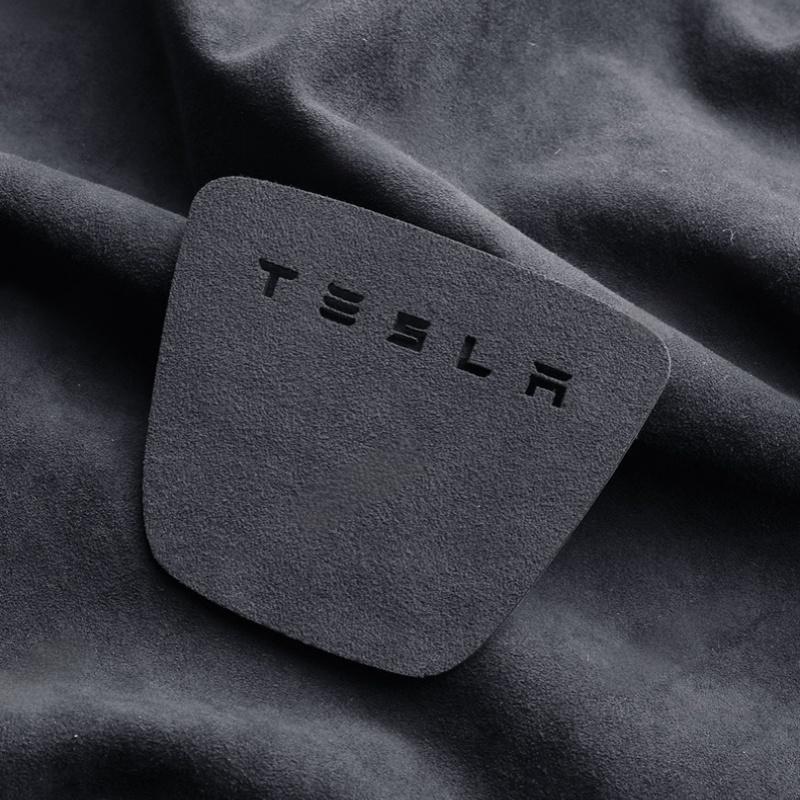Alcantara Horn Button Patch for Tesla Model 3 Highland Secondary image