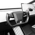 Carbon Fiber Yoke Steering Wheel for Tesla Cybertruck