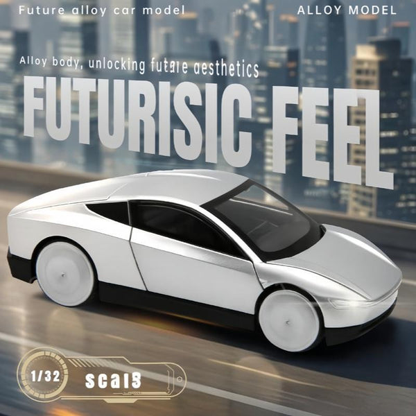 1:32 Cybercab Robotaxi Driverless Taxi Alloy Metal Diecast Model Car