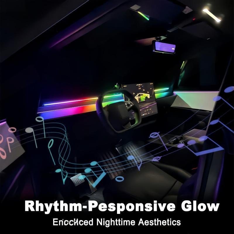 Smart Dashboard Ambient Lighting for Tesla Cybertruck Secondary image