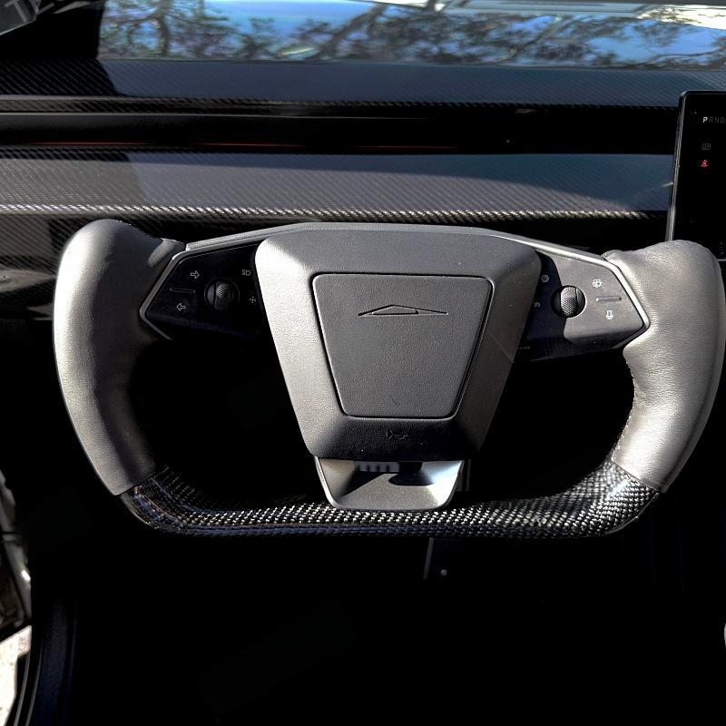 Tesla Cybertruck Heated Yoke Steering Wheel Secondary image