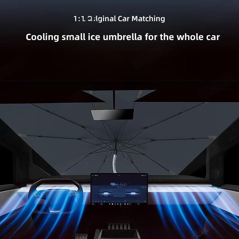 Front Gear Sunshade for Tesla Cybertruck