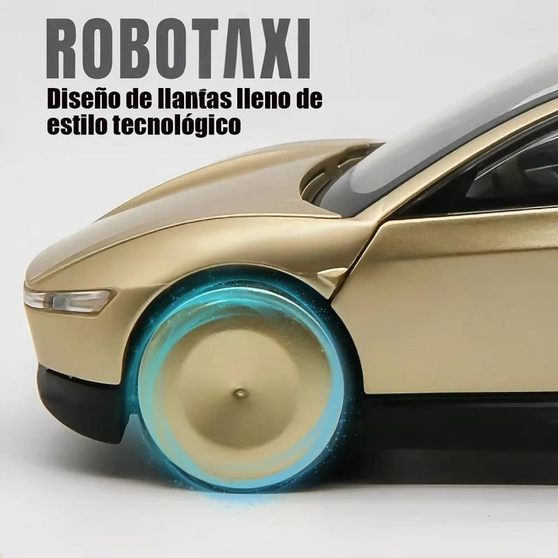 1:32 Cybercab Robotaxi Driverless Taxi Alloy Metal Diecast Model Car Secondary image