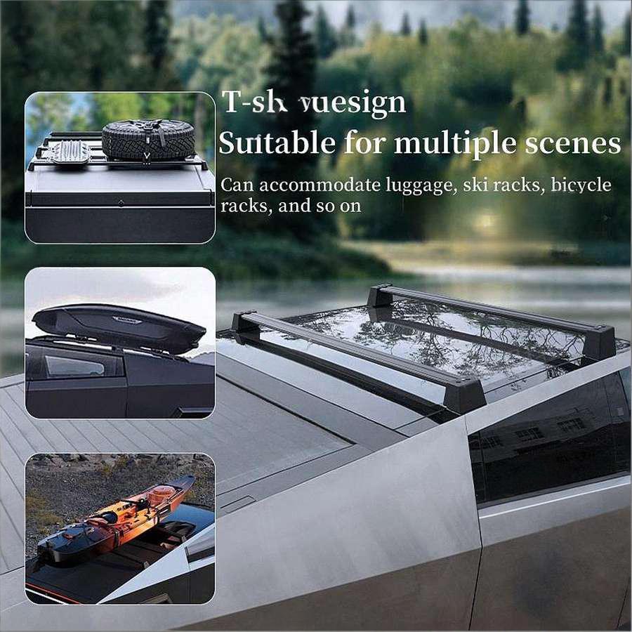 4Pcs Tesla Cybertruck Crossbar Roof Racks