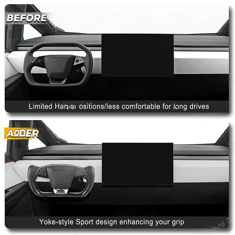 Tesla Cybertruck Heated Yoke Steering Wheel