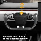 Carbon Fiber Yoke Steering Wheel for Tesla Cybertruck