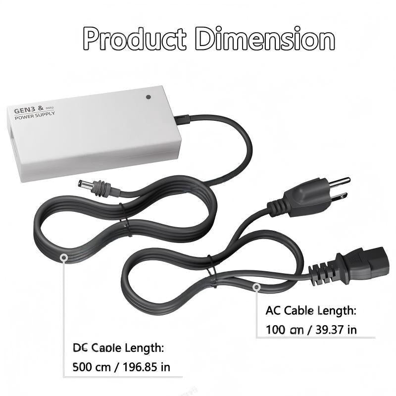 Replacement Power Supply Adapter for Starlink Gen 3 & Mini