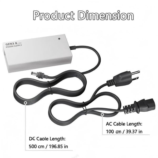 Replacement Power Supply Adapter for Starlink Gen 3 & Mini