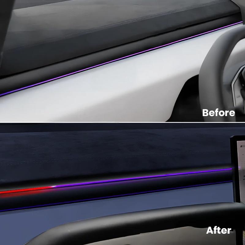 BSD Blind Spot Monitoring Ambient Lighting for Tesla Cybertruck