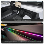 Smart Dashboard Ambient Lighting for Tesla Cybertruck