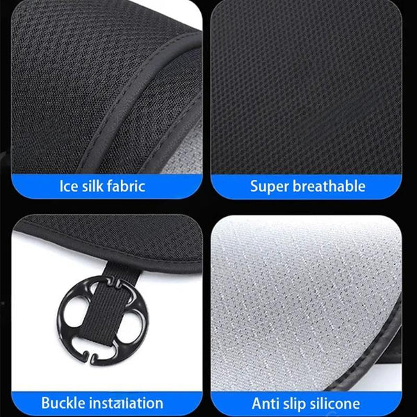 Breathable Ice Silk Seat Cushion for Tesla Model 3（7PCS）