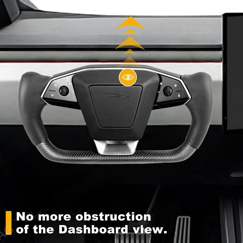 Tesla Cybertruck Heated Yoke Steering Wheel