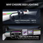 BSD Blind Spot Monitoring Ambient Lighting for Tesla Cybertruck