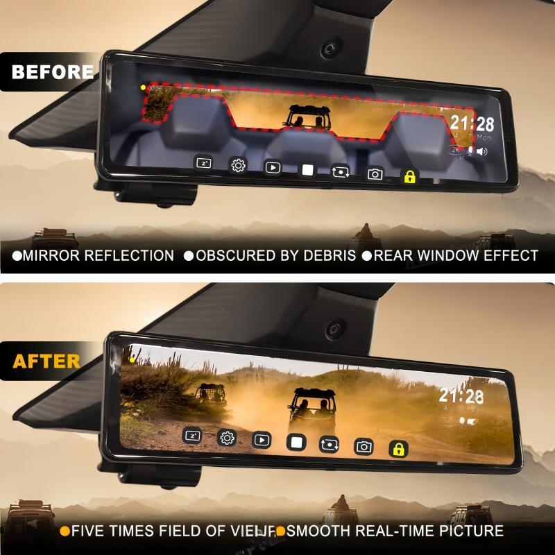 Rearview Mirror 11.26-Inch Live Streaming Recorder for Tesla Cybertruck