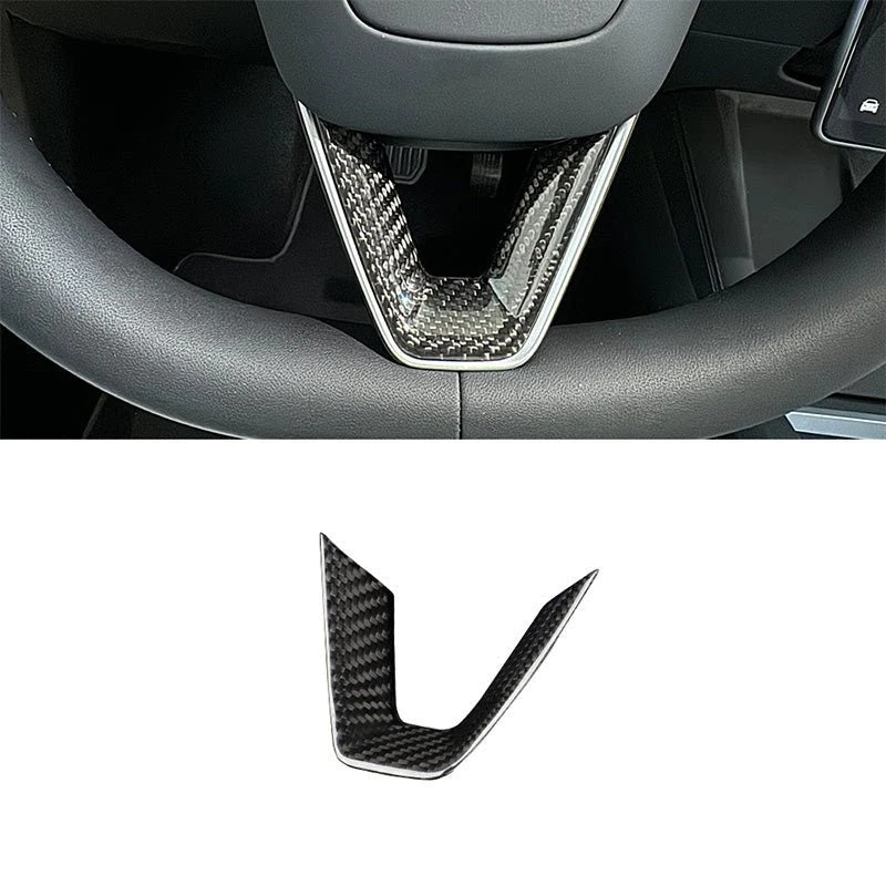 Real Carbon Fiber Steering Wheel Cover for Model 3 Highland/Y Juniper Main image