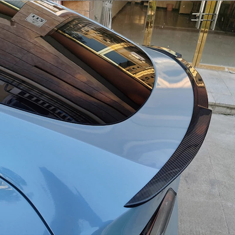 Tesla Model Y Aftermarket Spoiler - Real Molded Carbon Fiber（2019-2024）
