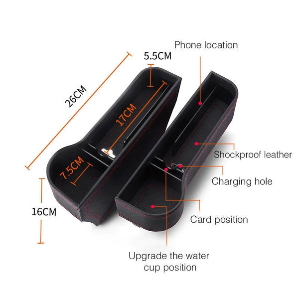 Car Seat Gap Storage Box for Tesla Model 3/Y