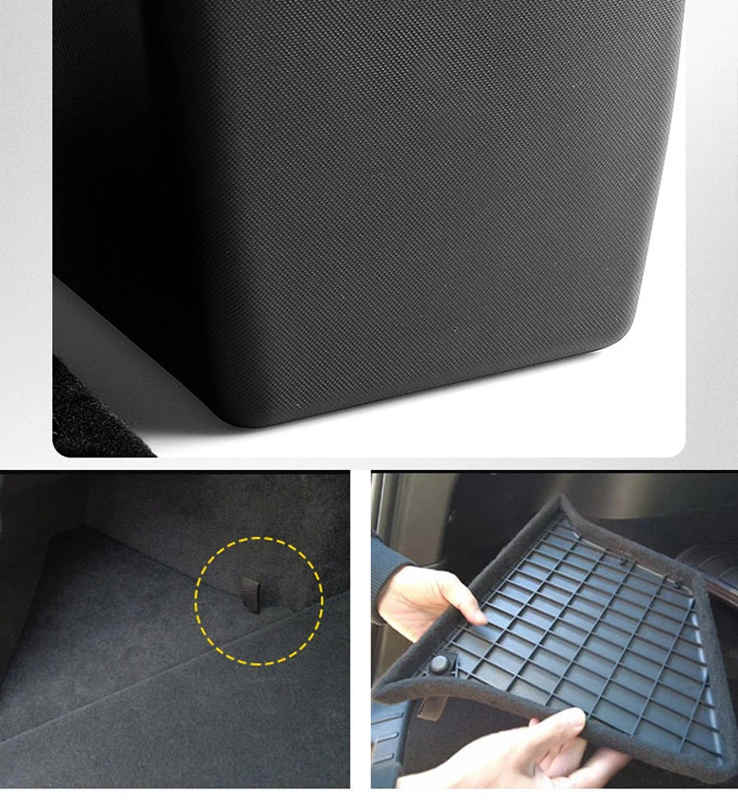 Tesla Model Y Cargo Compartment Bucket Trunk Storage Bins (2020-2023)