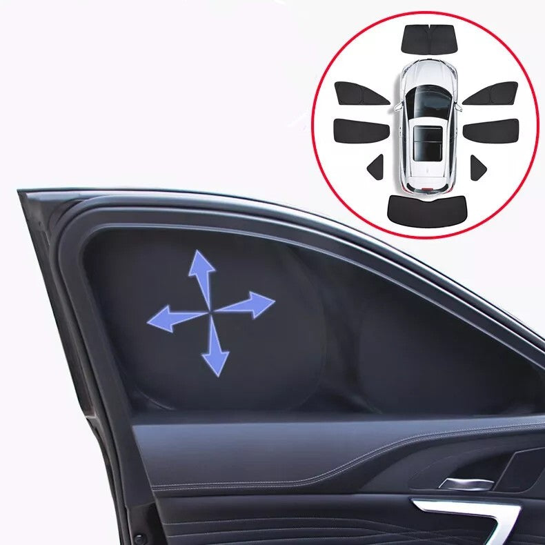 Front Rear Windshield Sunshade for Tesla Model 3/Y