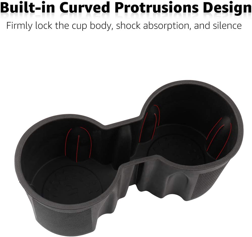 Rubber Cup Holder Insert for Tesla Model 3/Y
