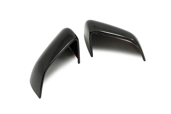 Tesla Model Y Carbon Fiber Mirror Caps -Real Molded Carbon Fiber（2019-2024）