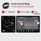 Tesla Smart Ring Key – NFC Keyless Ceramic Key for Model 3/Y
