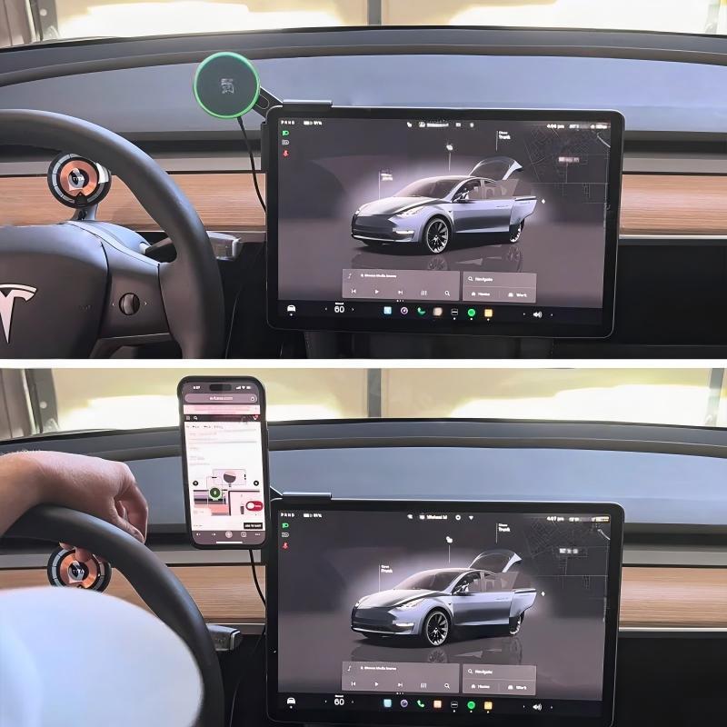 MagSafe Wireless Charger Screen Mount for Tesla Model 3/Y Secondary image