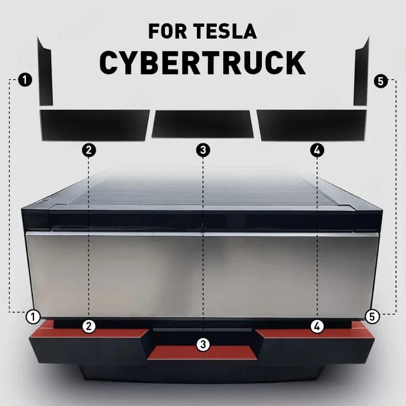 Rear Bumper Guard Tailgate Protector for Tesla Cybertruck 2024+ Top Cover