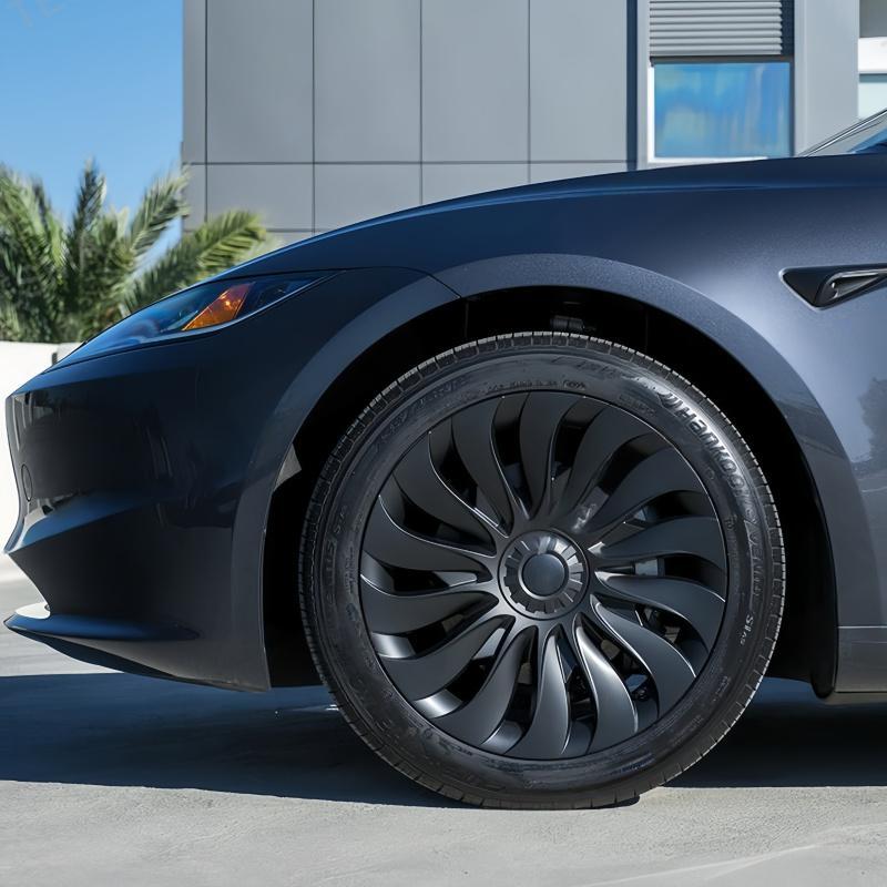 18-Inch Full Coverage Wheel Hubcaps for Tesla Model 3 Highland Secondary image