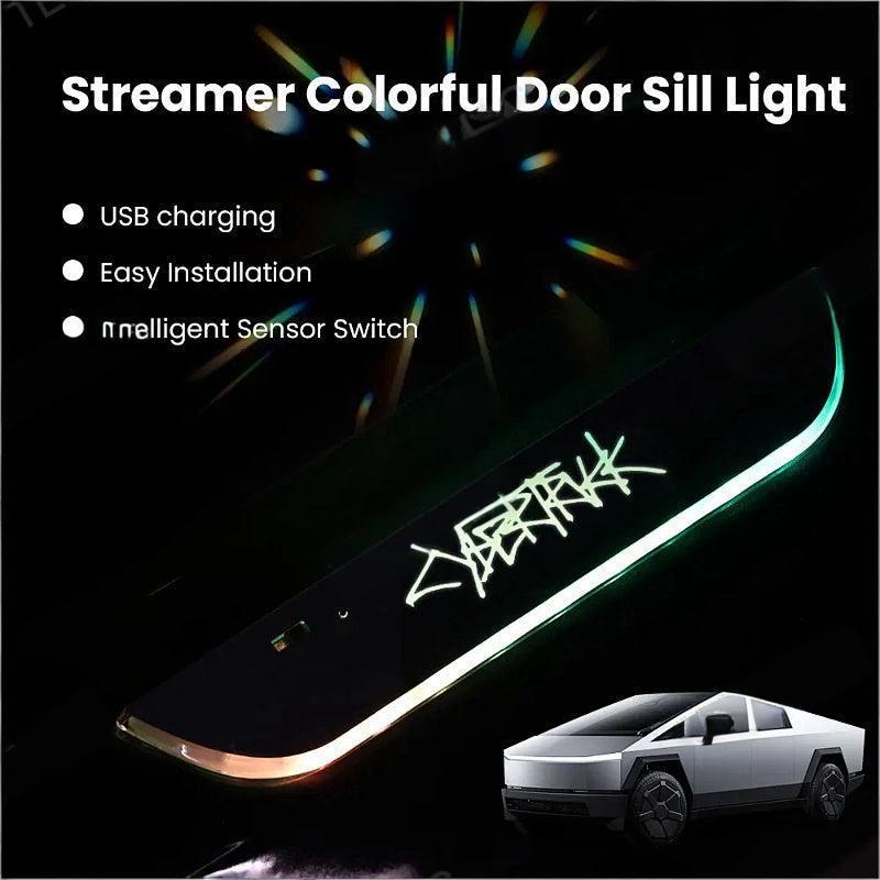 Tesla Cybertruck Illuminated Door Sill