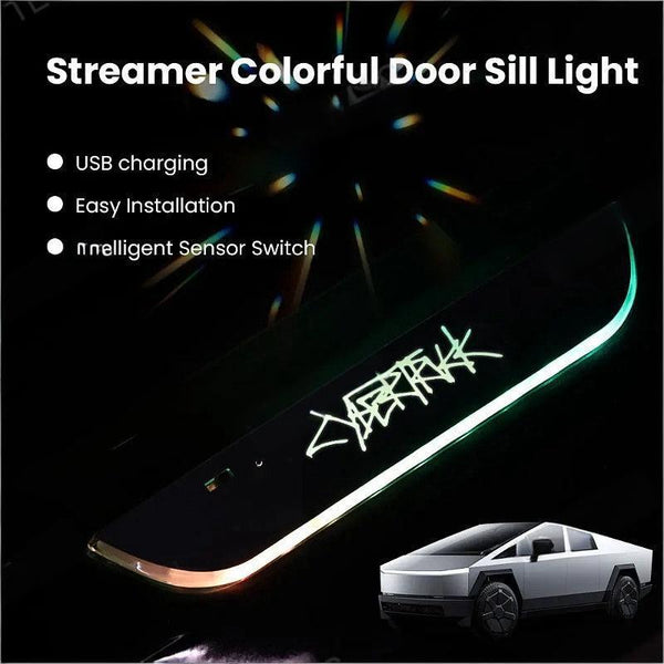 Tesla Cybertruck Illuminated Door Sill