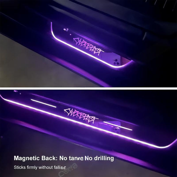 Tesla Cybertruck Illuminated Door Sill