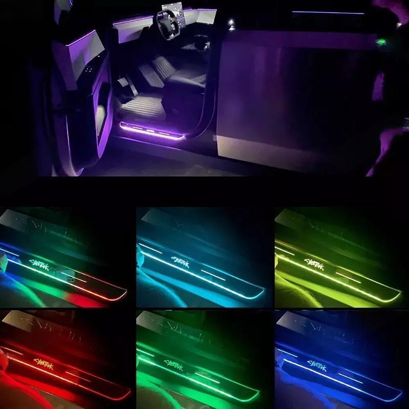 Tesla Cybertruck Illuminated Door Sill