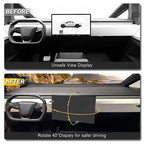 Tesla Cybertruck Swivel Screen Mount for Center Console