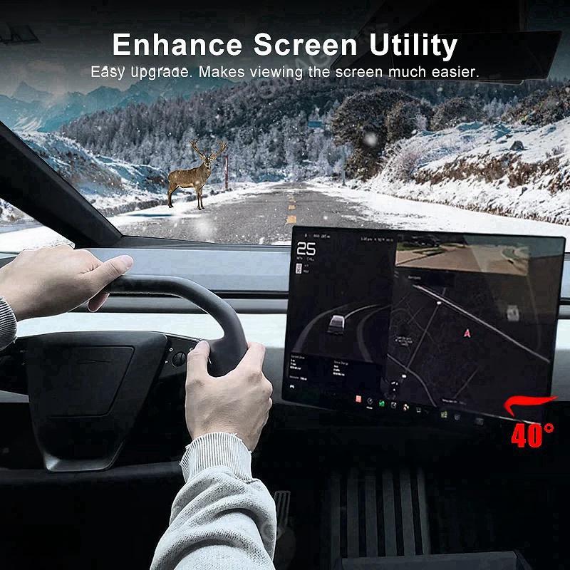 Tesla Cybertruck Swivel Screen Mount for Center Console