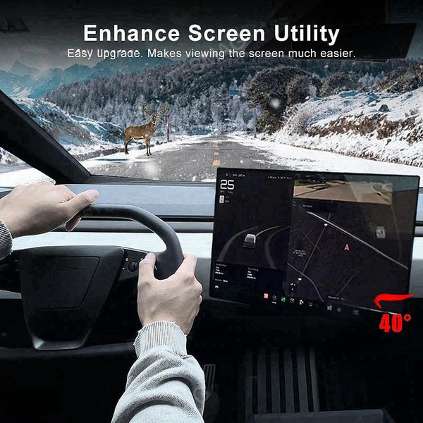 Tesla Cybertruck Swivel Screen Mount for Center Console