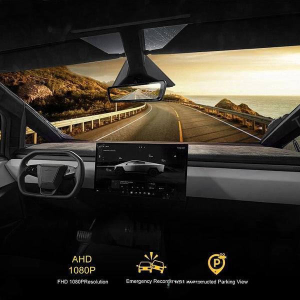 Tesla Cybertruck 8.2” Live Streaming Rear View Mirror