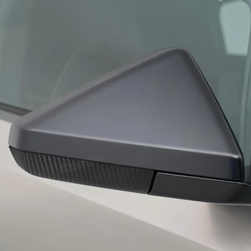 Real Carbon Fiber Lower Mirror Cover Caps for Tesla Cybertruck