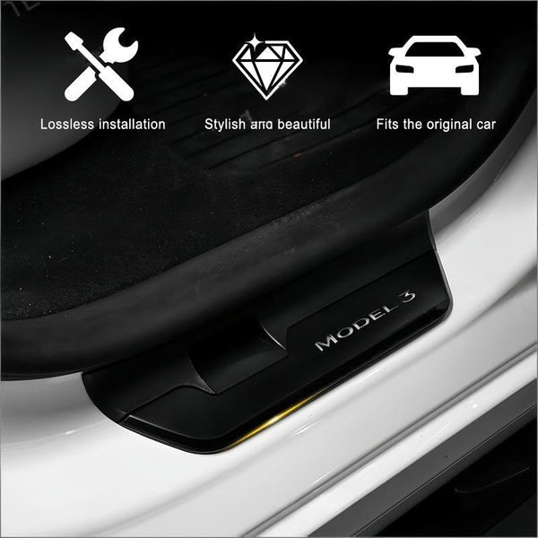 LED Illuminated Door Sills for Tesla Model 3 Highland