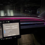 8.9-inch one-piece instrument screen with ambient lighting for the Tesla Model 3 Highland/Model Y Juniper