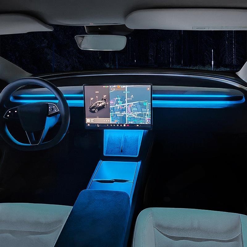 Tesla Model 3 Highland/Y Juniper Starlight Ambient LED Lights Secondary image