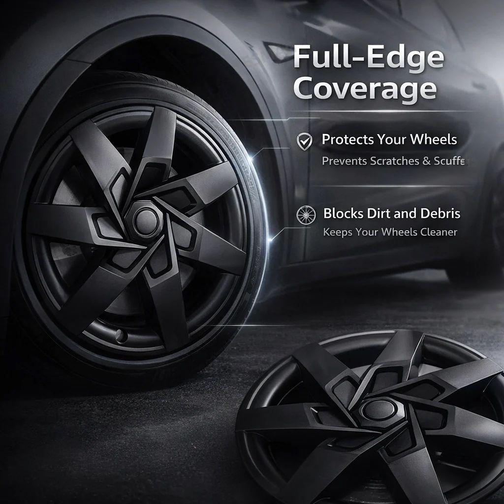 19-Inch Full-Edge Wheel Covers for Tesla Model Y (2021-2024)