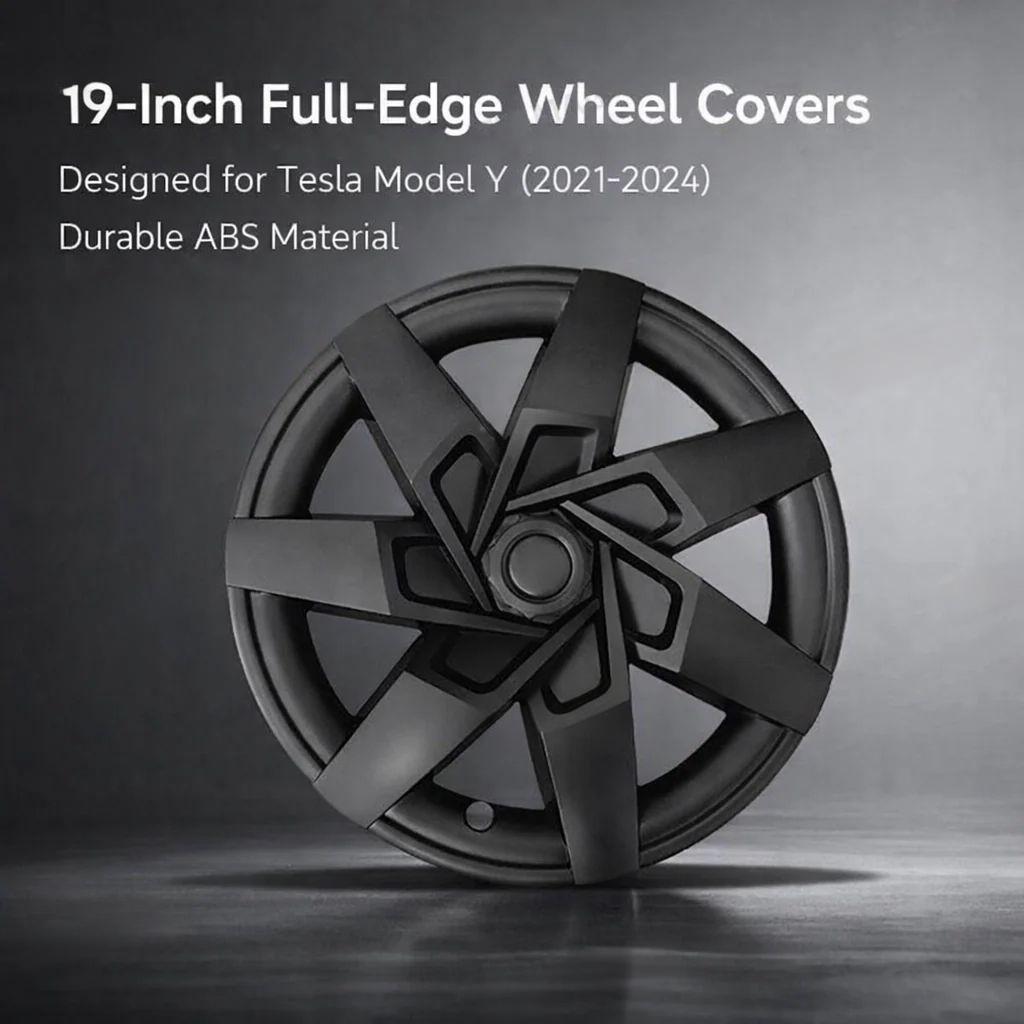 19-Inch Full-Edge Wheel Covers for Tesla Model Y (2021-2024)